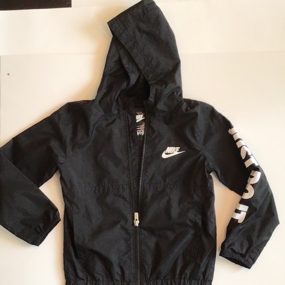 Nike Black Hooded Windbreaker